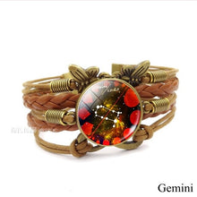 Load image into Gallery viewer, 12 Zodiac Constellation Vintage Bracelet