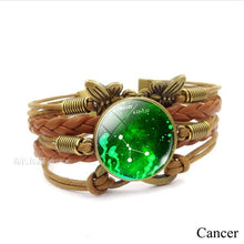Load image into Gallery viewer, 12 Zodiac Constellation Vintage Bracelet