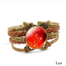 Load image into Gallery viewer, 12 Zodiac Constellation Vintage Bracelet
