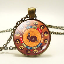 Load image into Gallery viewer, Chinese 12 Zodiac Personalized  Necklace