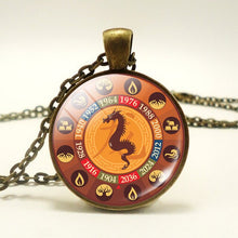 Load image into Gallery viewer, Chinese 12 Zodiac Personalized  Necklace