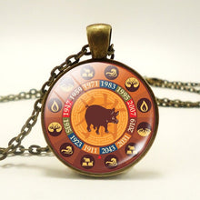Load image into Gallery viewer, Chinese 12 Zodiac Personalized  Necklace