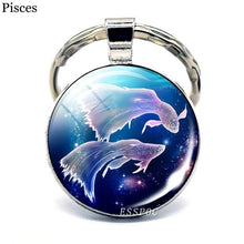 Load image into Gallery viewer, 12 Constellation Keychain