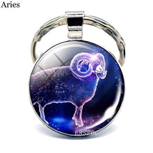 Load image into Gallery viewer, 12 Constellation Keychain