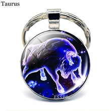 Load image into Gallery viewer, 12 Constellation Keychain