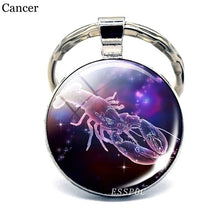 Load image into Gallery viewer, 12 Constellation Keychain