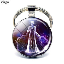 Load image into Gallery viewer, 12 Constellation Keychain
