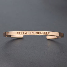 Load image into Gallery viewer, Motivational Stainless Bracelets