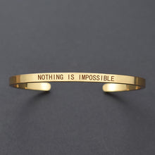 Load image into Gallery viewer, Motivational Stainless Bracelets