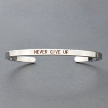 Load image into Gallery viewer, Motivational Stainless Bracelets