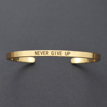 Load image into Gallery viewer, Motivational Stainless Bracelets