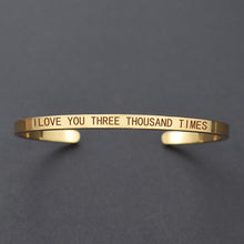 Load image into Gallery viewer, Motivational Stainless Bracelets