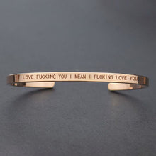 Load image into Gallery viewer, Motivational Stainless Bracelets
