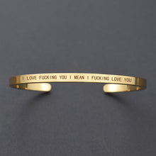 Load image into Gallery viewer, Motivational Stainless Bracelets
