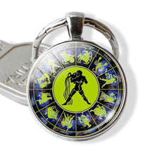 Load image into Gallery viewer, 12 Zodiac Stainless Keychain