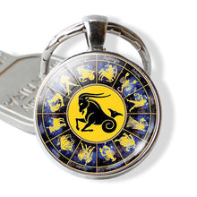 Load image into Gallery viewer, 12 Zodiac Stainless Keychain