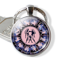 Load image into Gallery viewer, 12 Zodiac Stainless Keychain
