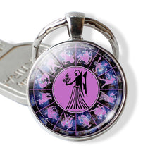 Load image into Gallery viewer, 12 Zodiac Stainless Keychain