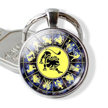 Load image into Gallery viewer, 12 Zodiac Stainless Keychain