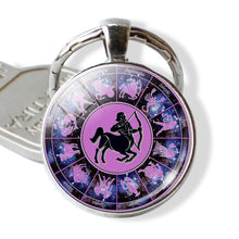 Load image into Gallery viewer, 12 Zodiac Stainless Keychain