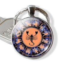 Load image into Gallery viewer, 12 Zodiac Stainless Keychain