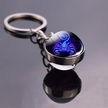 Load image into Gallery viewer, 12 Zodiac Sign Keychain
