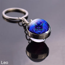Load image into Gallery viewer, 12 Zodiac Sign Keychain