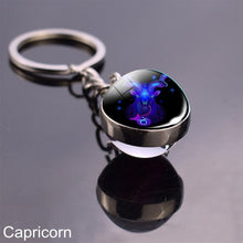 Load image into Gallery viewer, 12 Zodiac Sign Keychain