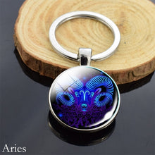 Load image into Gallery viewer, 12 Zodiac Sign Keychain
