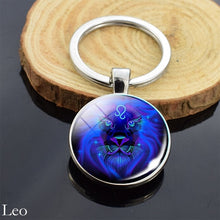 Load image into Gallery viewer, 12 Zodiac Sign Keychain