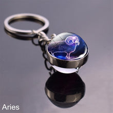 Load image into Gallery viewer, 12 Zodiac Sign Keychain