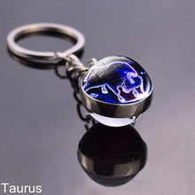 Load image into Gallery viewer, 12 Zodiac Sign Keychain