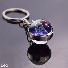 Load image into Gallery viewer, 12 Zodiac Sign Keychain