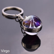 Load image into Gallery viewer, 12 Zodiac Sign Keychain