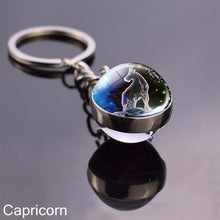 Load image into Gallery viewer, 12 Zodiac Sign Keychain