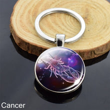 Load image into Gallery viewer, 12 Zodiac Sign Keychain
