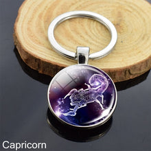 Load image into Gallery viewer, 12 Zodiac Sign Keychain