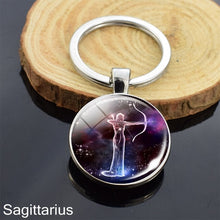 Load image into Gallery viewer, 12 Zodiac Sign Keychain