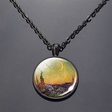 Load image into Gallery viewer, Starry Night Art Painting Van Gogh Necklace