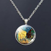 Load image into Gallery viewer, Starry Night Art Painting Van Gogh Necklace