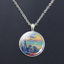 Load image into Gallery viewer, Starry Night Art Painting Van Gogh Necklace