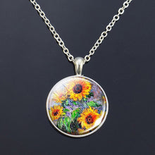 Load image into Gallery viewer, Starry Night Art Painting Van Gogh Necklace