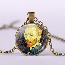 Load image into Gallery viewer, Vintage Starry Night Van Gogh Necklace