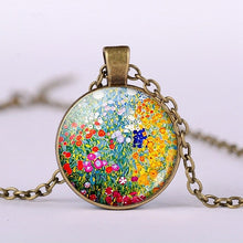 Load image into Gallery viewer, Vintage Starry Night Van Gogh Necklace