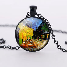 Load image into Gallery viewer, Vintage Starry Night Van Gogh Necklace