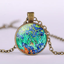 Load image into Gallery viewer, Vintage Starry Night Van Gogh Necklace