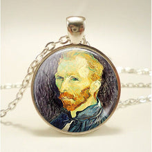 Load image into Gallery viewer, Van Gogh Portrait Art Necklace