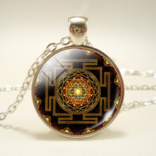 Load image into Gallery viewer, Arrival Buddhist Sri Yantra Necklace