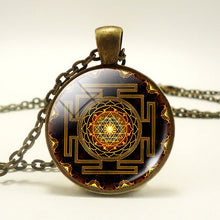 Load image into Gallery viewer, Arrival Buddhist Sri Yantra Necklace