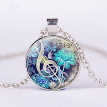 Load image into Gallery viewer, Vintage Music Notes Necklace